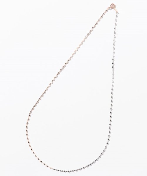 les bon bon】victoria double necklace / pink gold×white gold ヴィクトリアダブルネックレス(504275674)  | les bon bon(les bon bon) - MAGASEEK