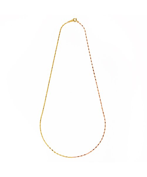 les bon bon(les bon bon)/【les bon bon / ルボンボン】victoria double necklace pink gold×yellow gold /ネックレス ゴールド/img02