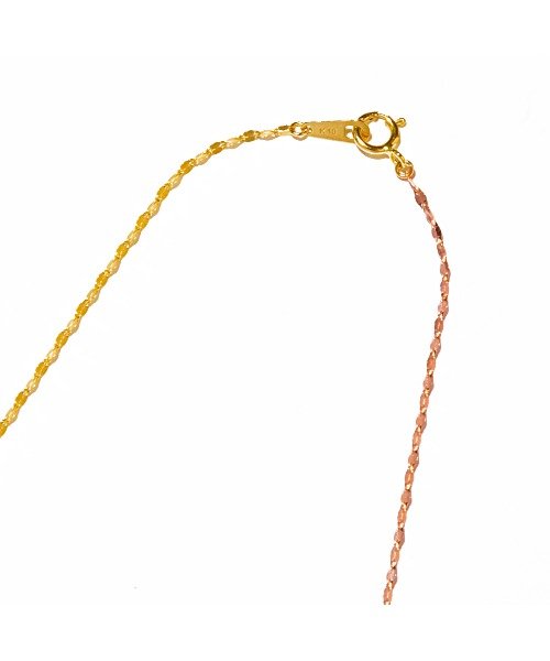 les bon bon(les bon bon)/【les bon bon / ルボンボン】victoria double necklace pink gold×yellow gold /ネックレス ゴールド/img03