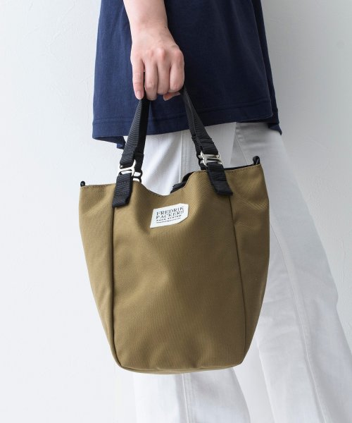 FREDRIK PACKERS(FREDRIK PACKERS)/小さいのにしっかり入る◎【FREDRIK PACKERS / フレドリックパッカーズ】MISSION TOTE XS　2WAYミニトート　ショルダー付/img07