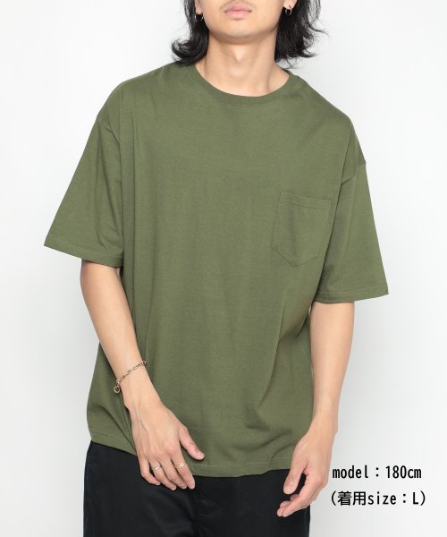 United Athle(ユナイテッドアスレ)/【UNITED ATHLE】5.6オンス ビッグシルエット ポケット Tシャツ 半袖 無地T 5008/img08