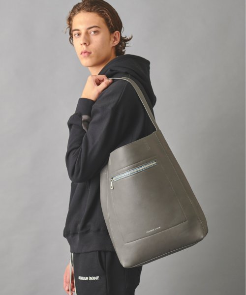 NUMBER (N)INE(NUMBER （N）INE)/【NUMBER (N)INE】サステナブル ハイグレードレザー ショルダートートバッグ/sustainable leather shoulder tote ba/img14