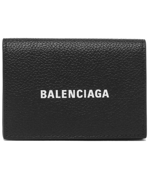 BALENCIAGA(バレンシアガ)/バレンシアガ 三つ折り財布 キャッシュ ミニ ウォレット ブラック メンズ レディース BALENCIAGA 594312 1IZI3 1090/img05