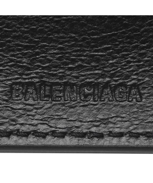 BALENCIAGA(バレンシアガ)/バレンシアガ 三つ折り財布 キャッシュ ミニ ウォレット ブラック メンズ レディース BALENCIAGA 594312 1IZI3 1090/img08
