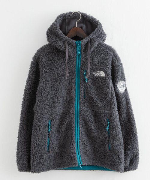 Rocky Monroe(ロッキーモンロー)/THE NORTH FACE ノースフェイス 韓国 PLAY GREEN FLEECE HOODIE ボアフリースジャケット メンズ レディース パーカー ブル/img30