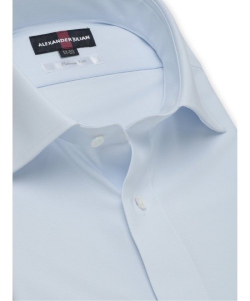 TAKA-Q(タカキュー)/プラチナムニット スタンダードフィット ワイドカラー 長袖 ワイシャツ/img01