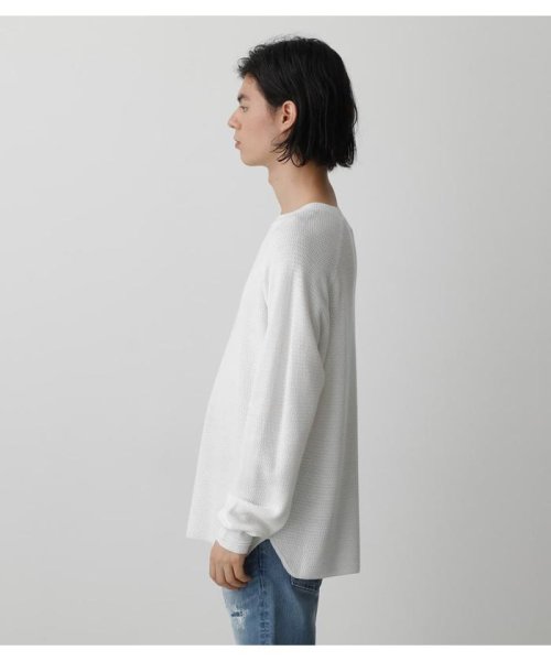 AZUL by moussy(アズールバイマウジー)/HONEYCOMB STITCH ROUNDHEM KNIT/img05