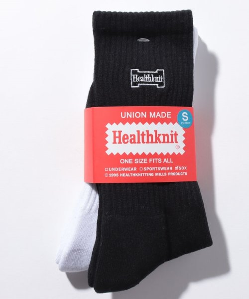 healthknit(ヘルスニット)/【Healthknit / ヘルスニット】「2足セット」2P デザイン ロング ハイ ソックス 靴下 SPORTSWEAR LONG SOCKS/img07