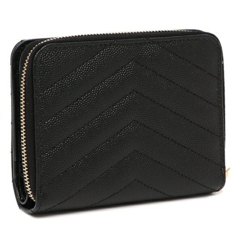 サンローランパリ 二つ折り財布 モノグラム ブラック レディース SAINT LAURENT PARIS 668288 BOW01 1000 LAURENT PARIS サンローランパリ 二つ折り財布 モノグラム ブラック レディース SAINT BOW01