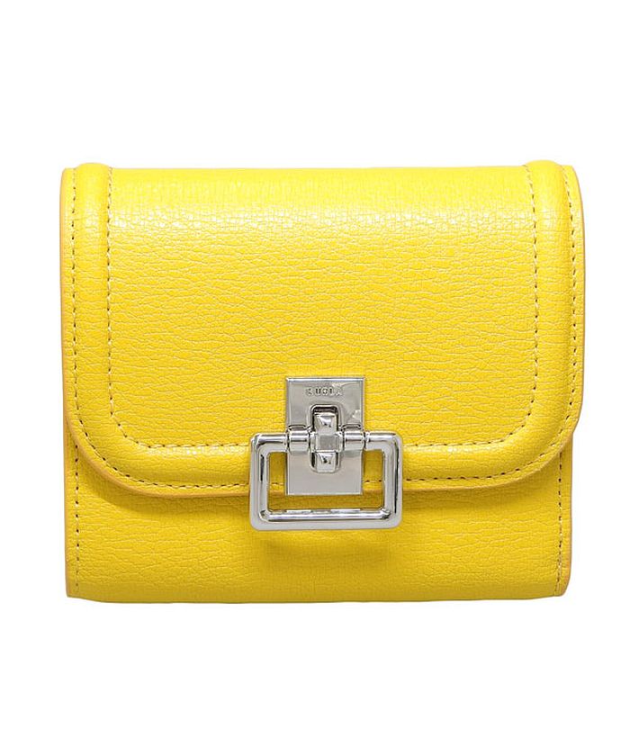 furla yellow wallet