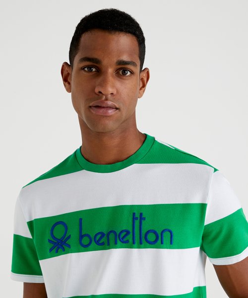 BENETTON (mens)(ベネトン（メンズ）)/ボーダーロゴ半袖Tシャツ・カットソー/img03