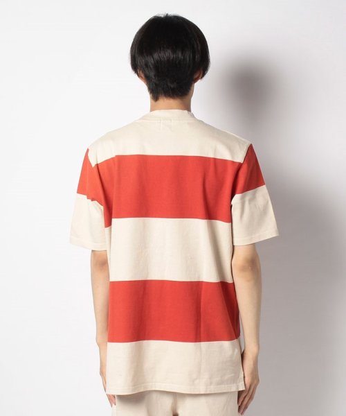 LEVI’S OUTLET(リーバイスアウトレット)/LVC SPLIT HEM TEE RED BORDER WHITE STRIP/img02