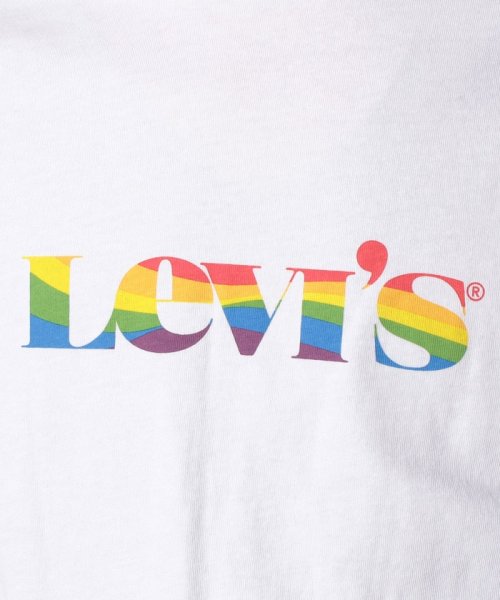 LEVI’S OUTLET(リーバイスアウトレット)/COMMUNITY TEE PRIDE LOGO TEE WHITE+/img05