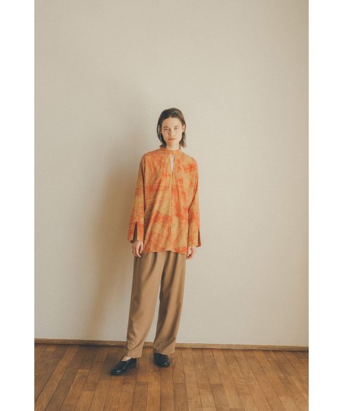 CLANE(クラネ)/RADIAL LINE DOUBLE FACE BLOUSE/img13