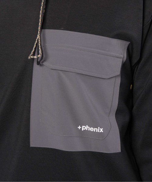 +phenix(＋phenix)/+phenix(プラスフェニックス) Stretch Pocket Tee ストレッチポケット長袖Tシャツ カットソー 【WOMENS】/img07