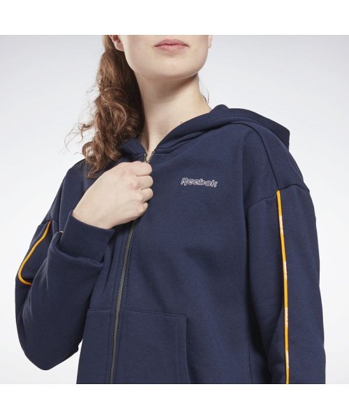 Reebok(Reebok)/パイピング ジップアップ フーディー / Piping Zip－Up Hoodie/img02