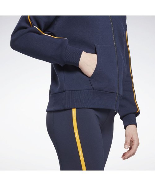 Reebok(リーボック)/パイピング ジップアップ フーディー / Piping Zip－Up Hoodie/img03