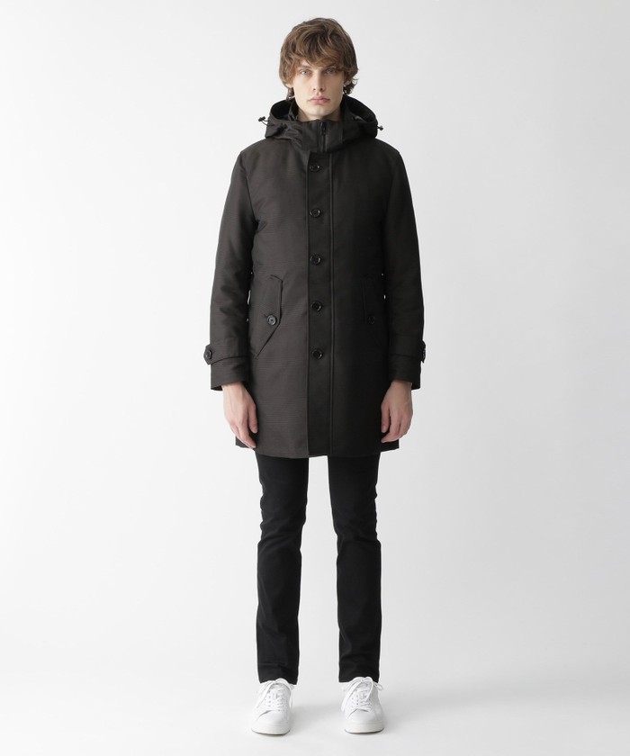10MONTHクレストブリッジグレンチェックシティパーカー 10MONTHクレストブリッジグレンチェックシティパーカー