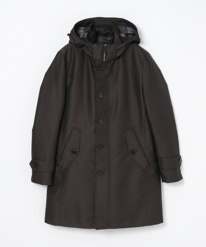 10MONTHクレストブリッジグレンチェックシティパーカー 10MONTHクレストブリッジグレンチェックシティパーカー