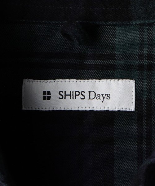 SHIPS Days(シップス　デイズ)/SHIPS Days: シャギーネル チェック ホスピタル シャツジャケット/img09