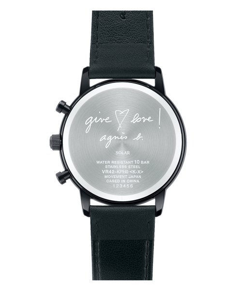 agnes b. HOMME(アニエスベー　オム)/【数量限定】LM02 WATCH FCRD701 SAMソーラークロノグラフ「give love !」/img01