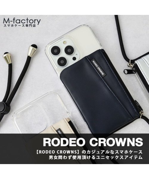 Rodeo Crowns(ロデオクラウンズ)/スマホショルダー ケース iphone13 ケース iphone13pro ケース ブランド ロデオクラウンズ rodeocrowns ストラップ 小物収納/img02