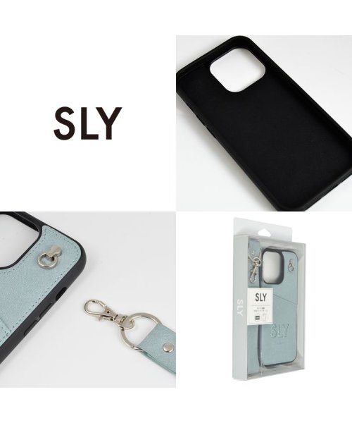SLY(スライ)/iphone se3 ケース iphone13 ケース ブランド SLY スライ Diecutting Case ストラップ 背面ケース iphone13pro/img11