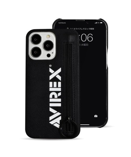 AVIREX(AVIREX)/iphone13 ケース 薄型 ブランド AVIREX アヴィレックス メンズ ジップ 背面ケース iphone13pro ケース avirex メンズ/img09