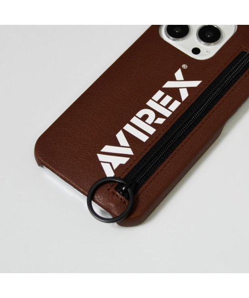 AVIREX(AVIREX)/iphone13 ケース 薄型 ブランド AVIREX アヴィレックス メンズ ジップ 背面ケース iphone13pro ケース avirex メンズ/img14