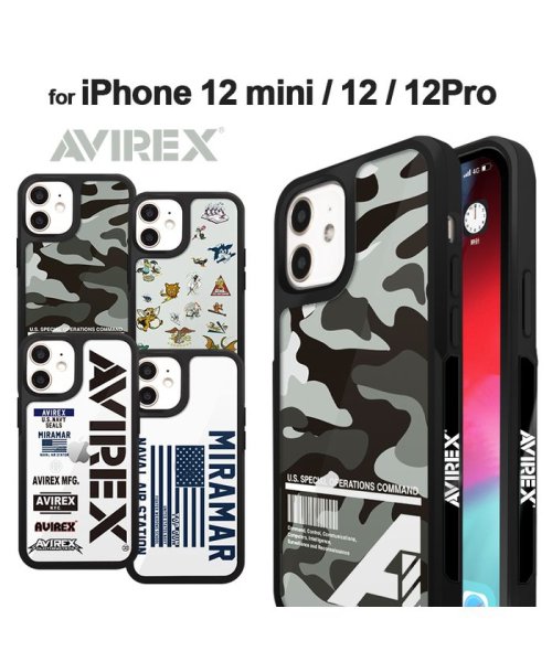 AVIREX(AVIREX)/iphone12 ケース ブランド AVIREX アヴィレックス 耐衝撃 薄型 ケース スリム iphone12pro ケース iphone12mini ケース/img01