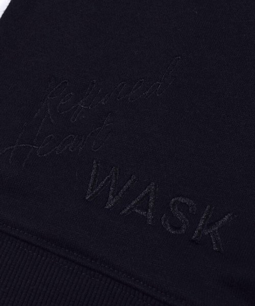 WASK(ワスク)/合皮 ロゴパッチ 裏毛 トレーナー (100~160cm)/img09