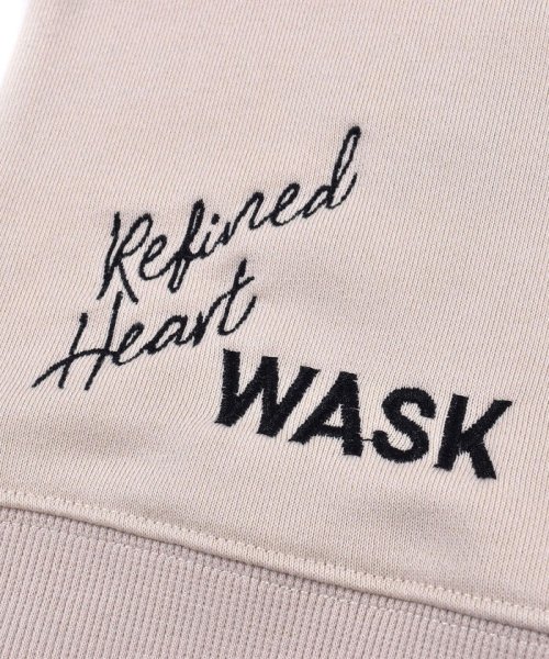 WASK(ワスク)/合皮 ロゴパッチ 裏毛 トレーナー (100~160cm)/img15