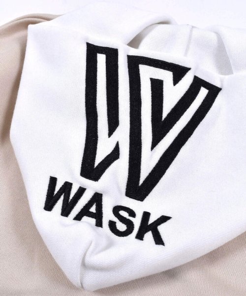 WASK(ワスク)/クレイジー 切り替え ビッグフーディ 裏毛 トレーナー (100~160cm)/img06