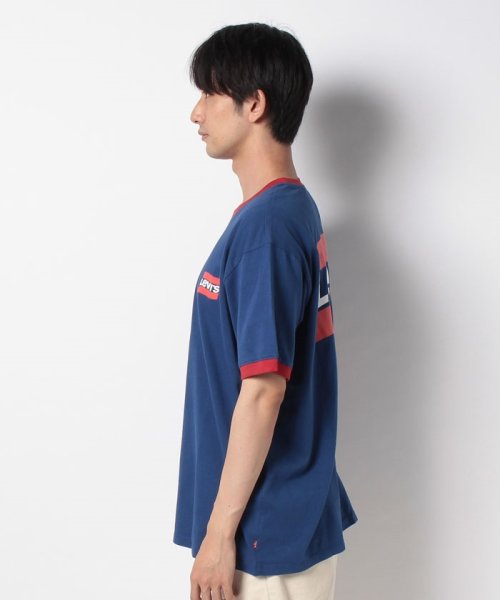 LEVI’S OUTLET(リーバイスアウトレット)/UNISEX SS GRAPHIC RINGER WAVING SW NAVY PEONY/img02
