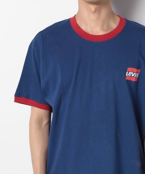 LEVI’S OUTLET(リーバイスアウトレット)/UNISEX SS GRAPHIC RINGER WAVING SW NAVY PEONY/img04