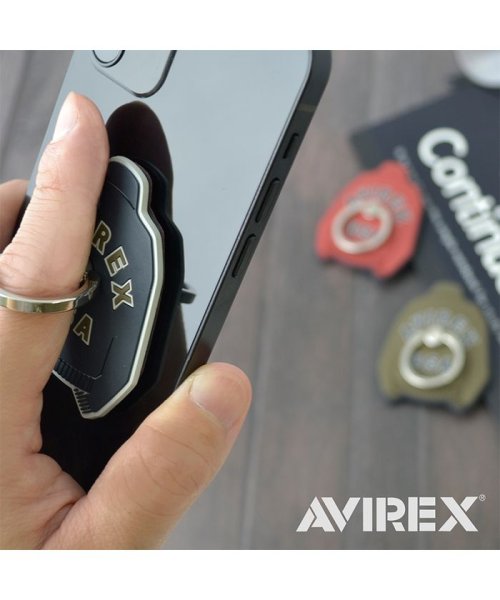 AVIREX(AVIREX)/スマホリング ブランド AVIREX アヴィレックス avirex メンズ スマホスタンド バンカーリング シリコン 薄型 iphone13 ケース/img06