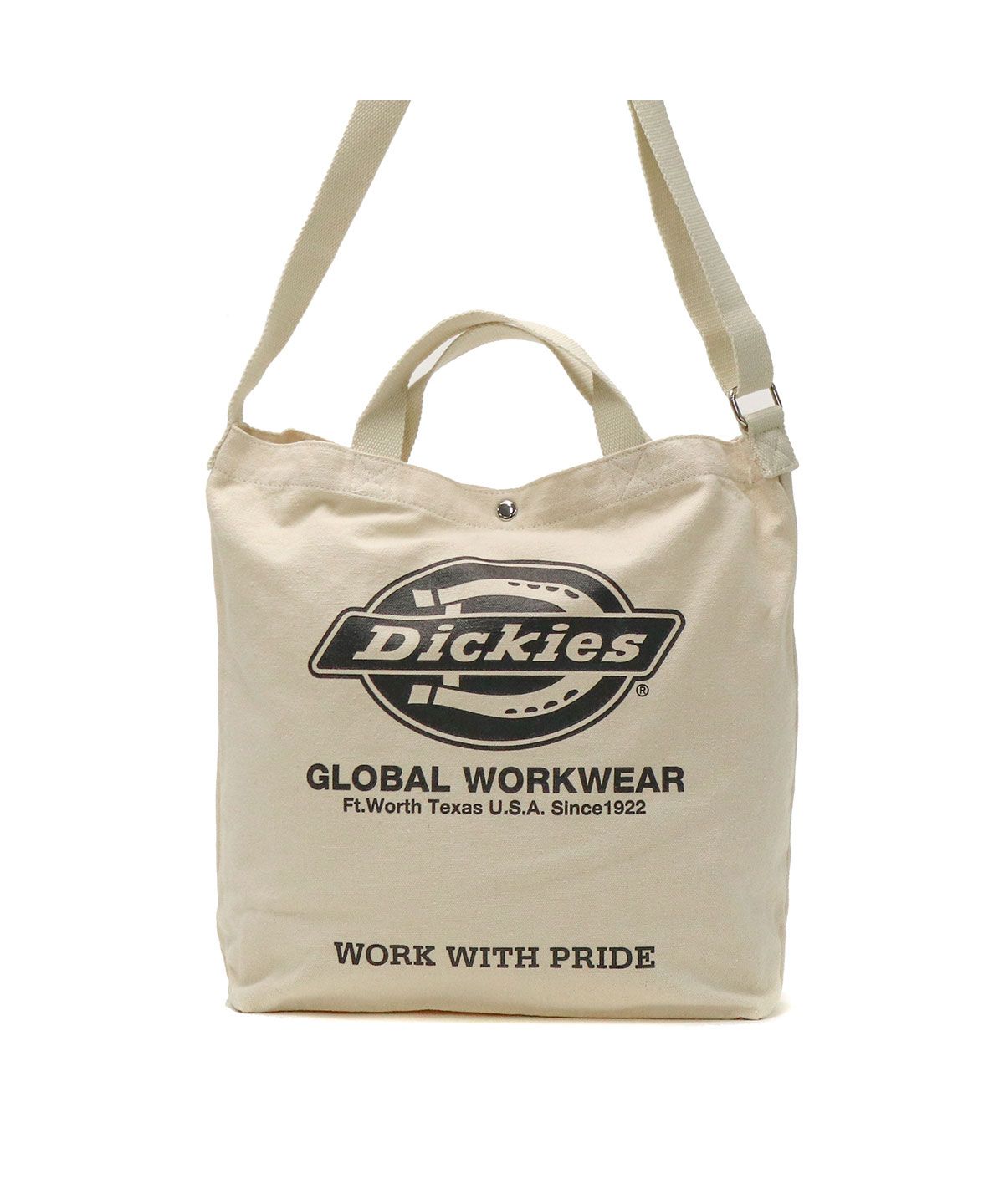 ディッキーズ ショルダーバッグ Dickies LOGO TC CANVAS 2WAY SHOULDER BAG トート A4 12L 肩掛け  16826400