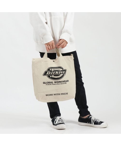 Dickies(Dickies)/ディッキーズ ショルダーバッグ Dickies LOGO TC CANVAS 2WAY SHOULDER BAG トート A4 12L 肩掛け 16826400/img06