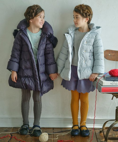 【110－140cm】ロングダウンコート 