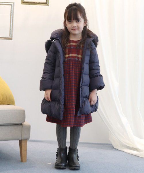 【110－140cm】ロングダウンコート 