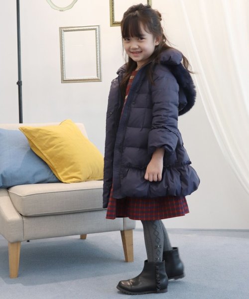 【110－140cm】ロングダウンコート 