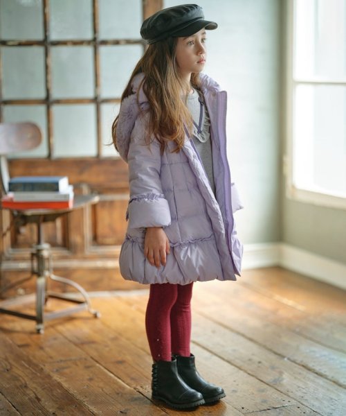 【110－140cm】ロングダウンコート 