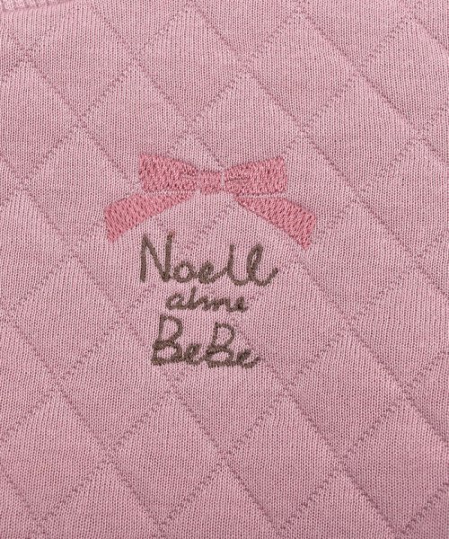 Noeil aime BeBe(ノイユ　エーム　べべ)/裾フリル 切り替え キルトジャガード トレーナー (80~130cm)/img07