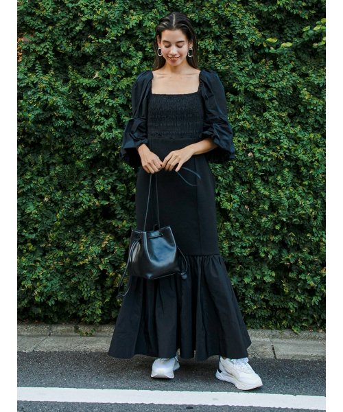 セール いつ セール Emmi Emmi Atelier Emmi Atelier 袖ボリュームニットコンビワンピース Atelier 当店独占販売 Www Essen In Dieburg De