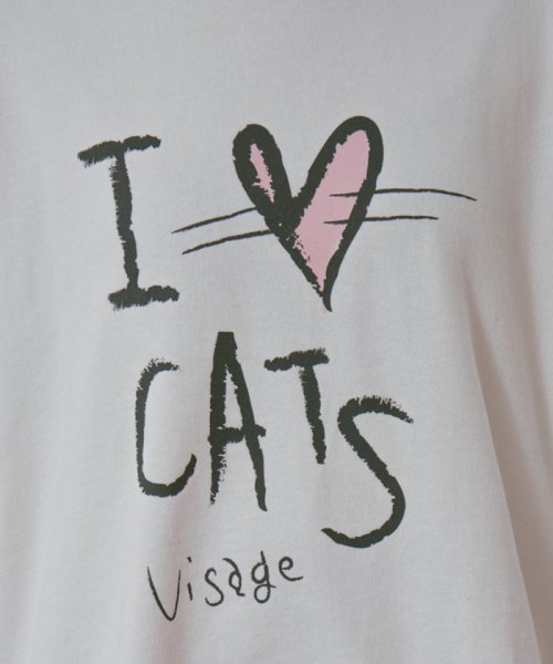 VIS(ビス)/【ViSage】【ViS CHAT】プリント裏毛Tシャツ/img15