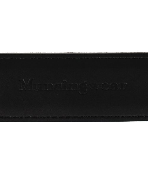 Munsingwear(マンシングウェア)/マンシングウェア Munsingwear ベルト レザーベルト メンズ 本革 LEATHER BELT ブラック ブラウン 黒 MUN－105017/img04