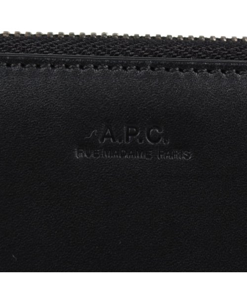 A.P.C.(アーペーセー)/ A.P.C. アーペーセー 財布 二つ折り メンズ レディース ラウンドファスナー WALLET ブラック 黒 PXAWV－H63087 /img05
