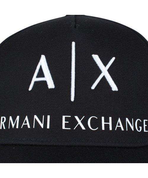 ARMANI EXCHANGE(アルマーニエクスチェンジ)/アルマーニエクスチェンジ ARMANI EXCHANGE キャップ 帽子 ベースボールキャップ メンズ レディース ブラック 黒 954039CC513/img06