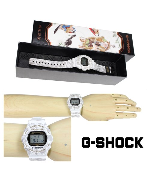 カシオ CASIO G－SHOCK 腕時計 DW－5700SLG－7JR 七福神 寿老人モデル ジーショック Gショック G－ショック メンズ  レディース ホワ(504036486) CASIO(CASIO) MAGASEEK