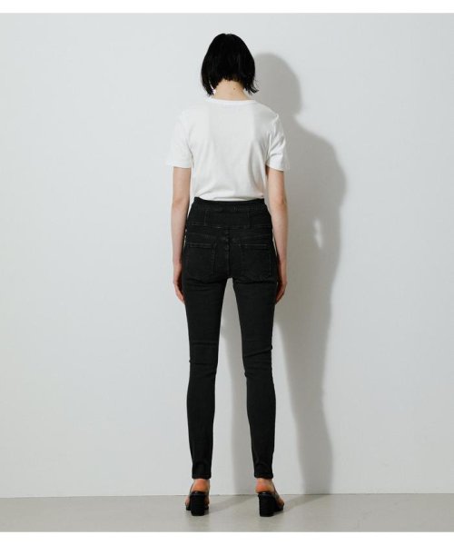 AZUL by moussy(アズールバイマウジー)/HI－WAIST BUTTON DENIM SKINNY２/img11